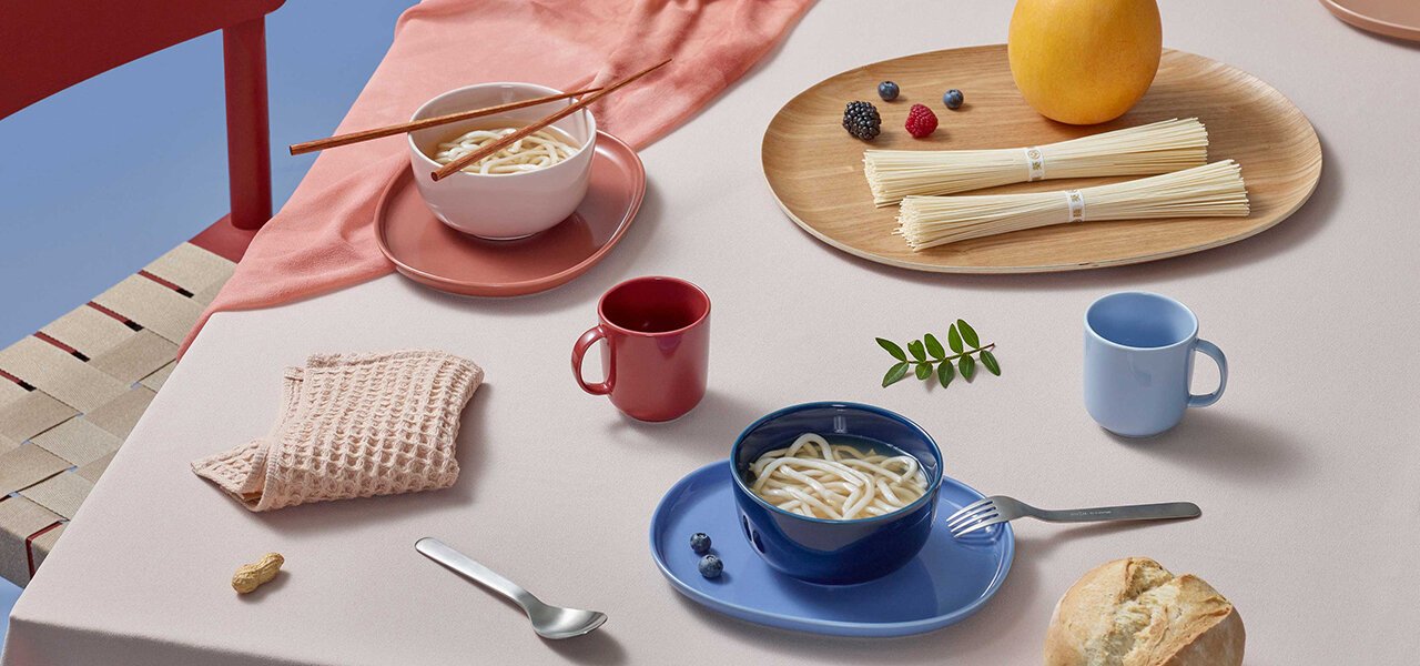 フィンランドデザイン×波佐見焼の子供用テーブルウェア「NUPPUヌップ